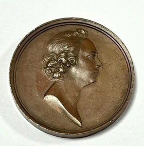 1750 Prince Charles Oak Society bronze medal by T.Pingo , 34mm (Dia) Very Rare  - Picture 1 of 8