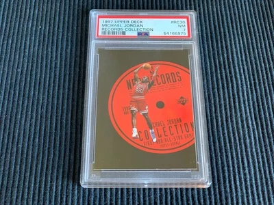 1997/98 UPPER DECK #RC30 MICHAEL JORDAN *RECORDS COLLECTIONS NM PSA 7 *  BULLS - Image 1 of 2
