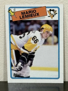1988-89 Topps Set-Break #1 Mario Lemieux Nm/Mt - Picture 1 of 4
