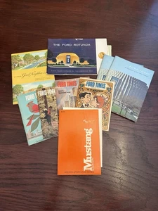 FORD Motors Vintage Dealer Ephemera Memorabilia 1950s-70s Great Group Mustang II - Picture 1 of 16