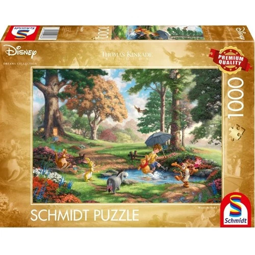 Thomas Kinkade: Disney Winnie the Pooh (1000 pieces) - Brand New & Sealed - Image 1 of 1