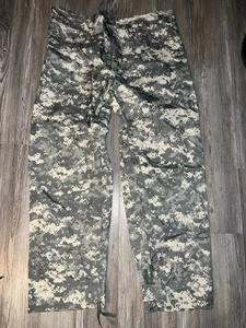 ORC Industries Improved Rainsuit Pants ACU Camo 8415-01-527-1561 Sz Large Read - Foto 1 di 6