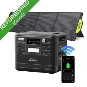 FOSSiBOT F2400 Tragbare Powerstation 2048Wh 2400W Solargenerator+200W Panel XT90 - Bild 1 von 23