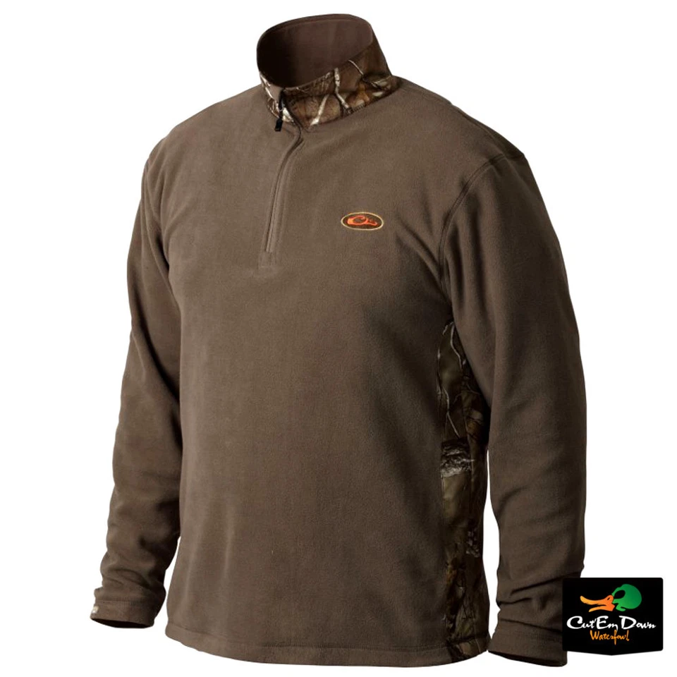 DRAKE WATERFOWL NON-TYPICAL CAMP FLEECE PULLOVER REALTREE XTRA CAMO 2XL - Image 1 of 1