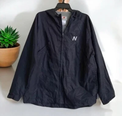 NB New Balance Cortavientos Azul Cremallera Chaqueta Mujer Talla M Mediana Foto 1 de 4