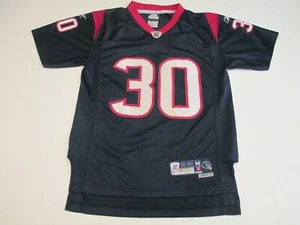 Camiseta de fútbol americano local cosida mediana para niños Houston Texans #30 Ahan verde Reebok NFL - Imagen 1 de 11