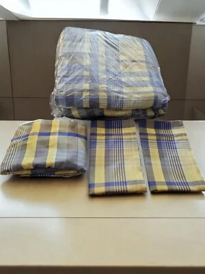 Edredom Queen Dan River com Saia de Cama e Dois Travesseiros - Usado "Au Claire" - Imagem 1 de 4