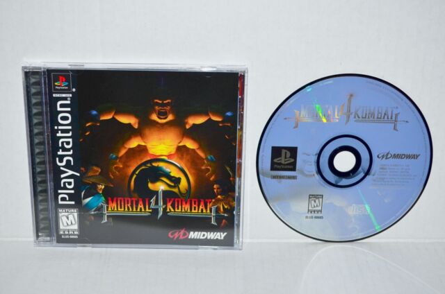 Mortal Kombat 4 (Greatest Hits & Registration) PS1 Game And Manual Only  Tested