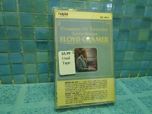 Floyd Cramer Treasury Of Favorite Love Songs Cassette TESTED EXTRATAPESSHIPFREE  - Picture 1 of 3