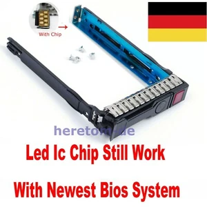 OEM G8 Gen8 G9 651687-001 2.5" SFF SAS Tray Caddy 653955 DL380p with chip LED - Bild 1 von 8