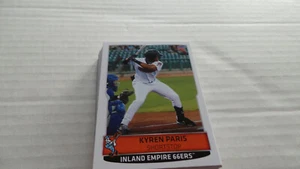 2021 INLAND EMPIRE 66ERS TEAM SET COMPLETE MINORS ANGELS JACKSON KYREN PARIS - Imagen 1 de 8