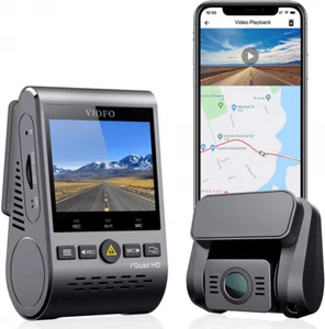 Dashcam Autokamera, GPS Modul 2K 1440P 60fps + 1080P,  APP, Parkmodus, G-Sensor - Bild 1 von 7