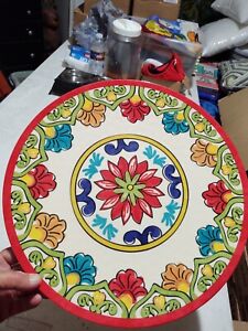 Better Homes And Gardens Serving Plate Dish 14 in Brightly Color 