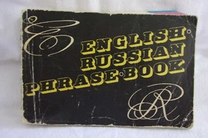 Soviet USSR English Russian Phrasebook Olympic games 1980 Kiev State Press - Picture 1 of 6