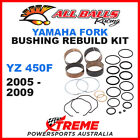MX Off Road Fork Bushing Kit Yamaha YZ450F YZF450 2005-2009, All Balls 38-6068