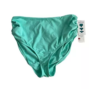 Anne Cole Reef Green 3 Way Convertible Swim Bottom Size M - Picture 1 of 6