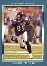 2006 Topps Total Blue Football Card Pick 293-550