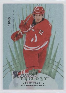 2014-15 Upper Deck Trilogy Radiant Green /40 Eric Staal #59