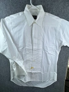 Gitman Bros For Fashion Post Louisville Button Up Formal Shirt 15.5 33 White - Picture 1 of 13