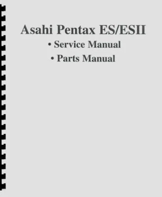 Reimpresión manual de servicio y reparación de cámara Asahi Pentax ES, ESII Foto 1 de 4
