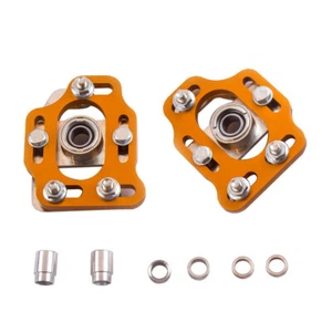Pair Front Adjustable Caster Plates Camber Plate for Ford Mustang 1979-1989 - Picture 1 of 9