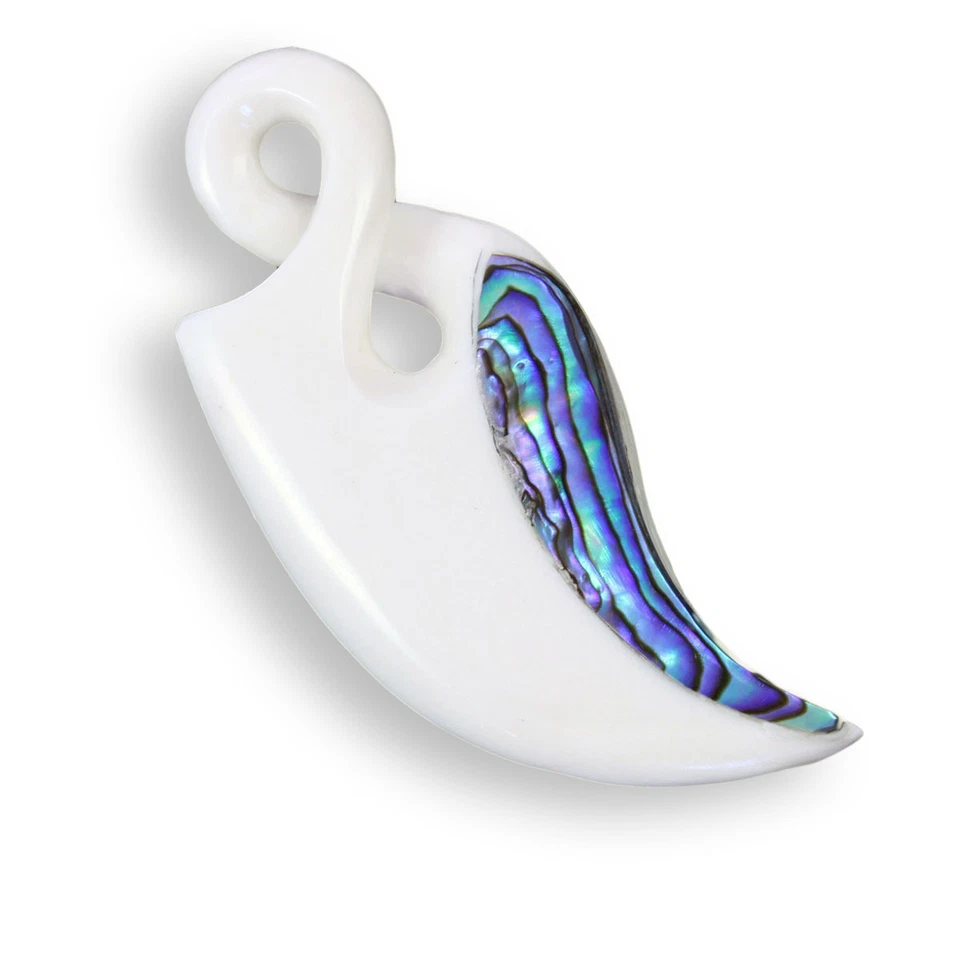 Tribal Amulett Anhänger Kette Maori Twist Twister Design inkl. Band PB295 - Bild 1 von 1