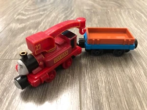 Thomas & Friends Harvey Train Engine & Cargo Car Magnetic Used - Picture 1 of 12