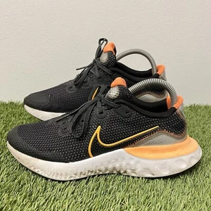 Nike Renew Run Total Orange Black Running Sneaker Shoes UK 5.5 US 6Y - Picture 1 of 9