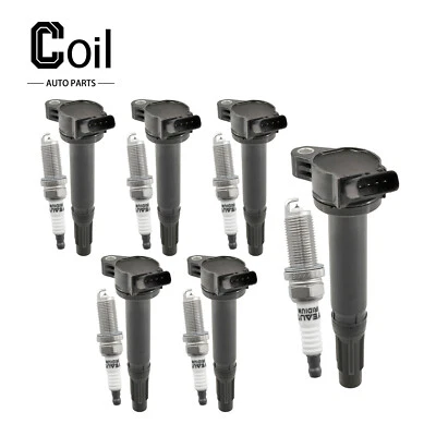 6pcs Ignition Coil and Spark Plug For Lexus ES350 RX350 RC350 GS450h UF487 - Image 1 of 4