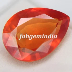 Piedras preciosas sueltas corte pera natural granate naranja Fanta de 10 quilates certificadas - Imagen 1 de 5