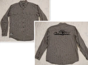Harley Davidson Custom Paint Garage Hemd Herren Gr. M grau Button Down bestickt - Bild 1 von 11