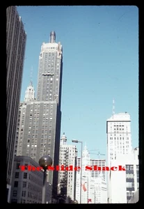 Chicago IL Downtown Skyline View Carbide and Carbon Building 1975 35mm Slide - Bild 1 von 1