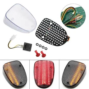 LED Tail Light Turn Signals for YAMAHA Royal Star V-Star Classic Road Star Clear - Picture 1 of 10