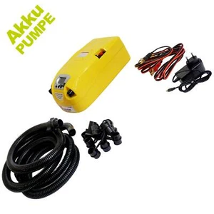 Elektronische Luftpumpe mit Display und integrierter Batterie Schlauchbootpumpe - Bild 1 von 5
