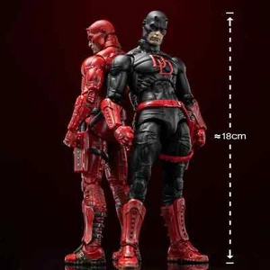 En stock - FlefToys Marvel Daredevil Clásico Rojo Shadowland Renacido Negro 8" - Imagen 1 de 28