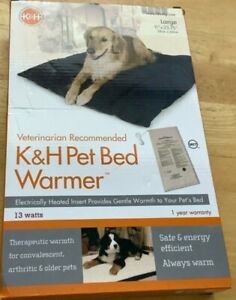 K&H Pet Bed Warmer~NEW~Large~11 X 23.75”~ Heated~Dog /Cat~ Electric Heating Pad