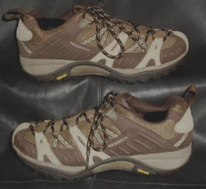 Merrell Siren Sport women's Tan fab w/Brown & Tan casual oxford shoes sz US 6.5 - Picture 1 of 6