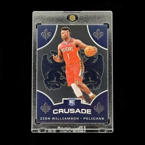 Zion Williamson RC 👀- 2019-20 NBA Chronicles Crusade Rookie Card Pelicans #529 - Picture 1 of 2