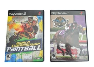 Ps2 World Championship Paintball & Breeder's Cup Championships Lot of 2 Games - Picture 1 of 7