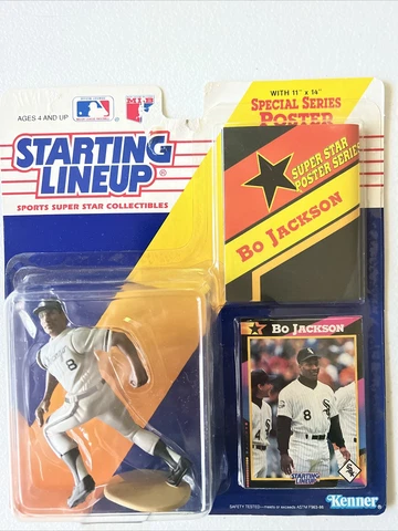1992 Kenner Starting Lineup Bo Jackson The Great Chicago White Sox Outfielder !! Cover