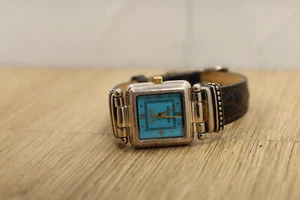 Ecclissi 22490 Sterling Silber Gehäuse und Schließe Damen Quarzuhr Neu Batt - Bild 1 von 6