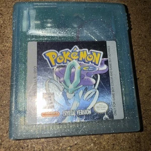 Pokemon Cristal (GBC Game Boy Color 2001)- Probado Auténtico Batería Seca - Imagen 1 de 4