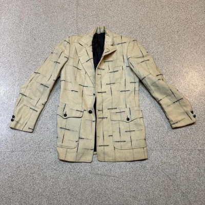 H-Bar C Ranch mens Sz Medium 100% wool vintage western wear winter coat - Image 1 of 4