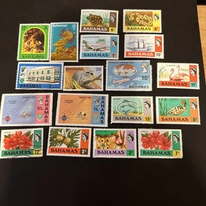 18 francobolli Bahamas M/U colonia britannica - Lotto A-80556 - Foto 1 di 1