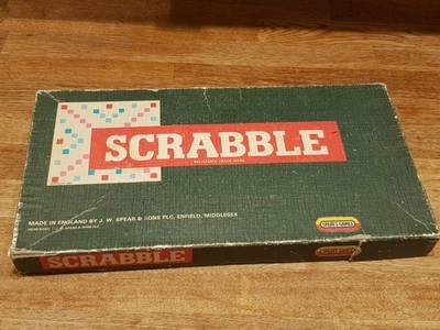 Vintage Scrabble Board Game Spear Games 1955 Boxed Complete - Image 1 of 4