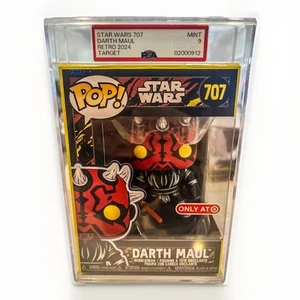 Darth Maul Retro Star Wars 707 Target Funko Pop! Exclusive PSA 9 MINT - Picture 1 of 6