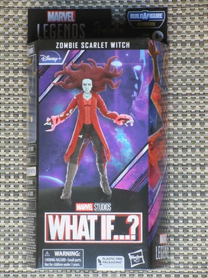 Figura de acción Marvel Legends Zombie Bruja Escarlata Khonshu Serie BAF SIN USAR, EN CAJA Foto 1 de 3