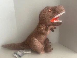 Neu mit Etikett Jurassic World Plüsch-Dinosaurierkissen braun Stofftier. Tier tobt T-Rex 26 Zoll - Bild 1 von 9