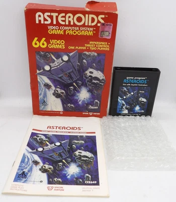 Asteroids - Atari 2600, 1981 CIB Complete with Manual Tested & Working - Image 1 of 4