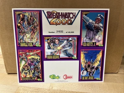1993 Классическая Игра DEATHWATCH 2000 Shaq/Griffey JR/Rheaume Неразрезанная Коробка с Листом 143 #2 - Изображение 1 из 4